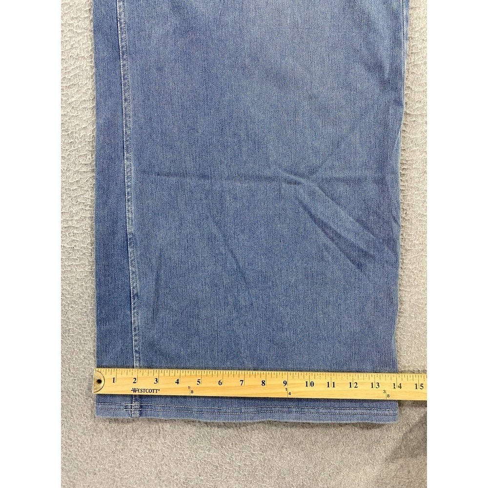 Halara Flex Baggy Wide Leg Jeans Womens XL Pants High Waisted Pockets Pull On - Picture 5 of 8